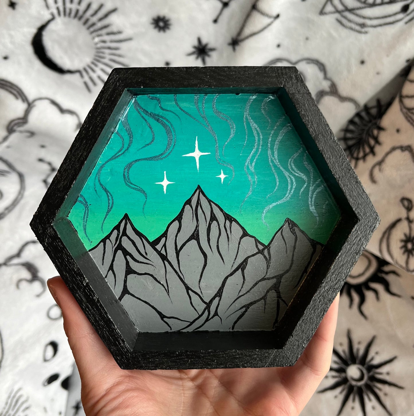 Fantasy Mountain Painting